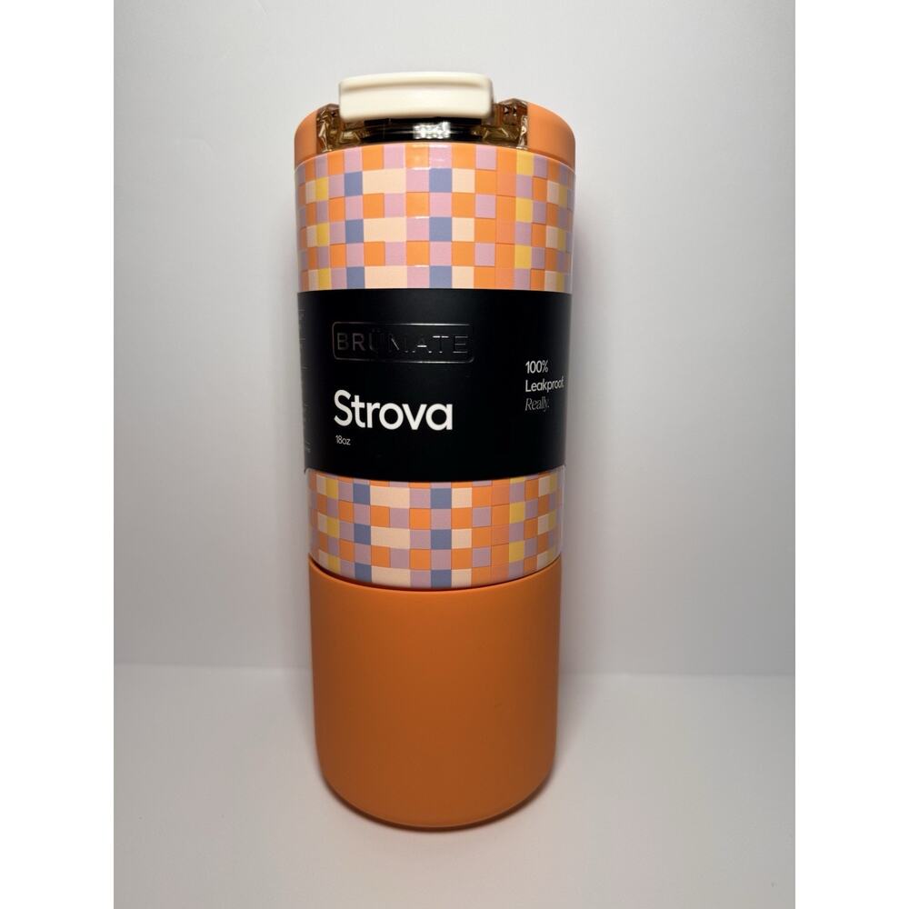 BrüMate Anniversary Exclusive VIBE CHECK 18oz Strova Ceramic Tumbler Mug NWT NIB